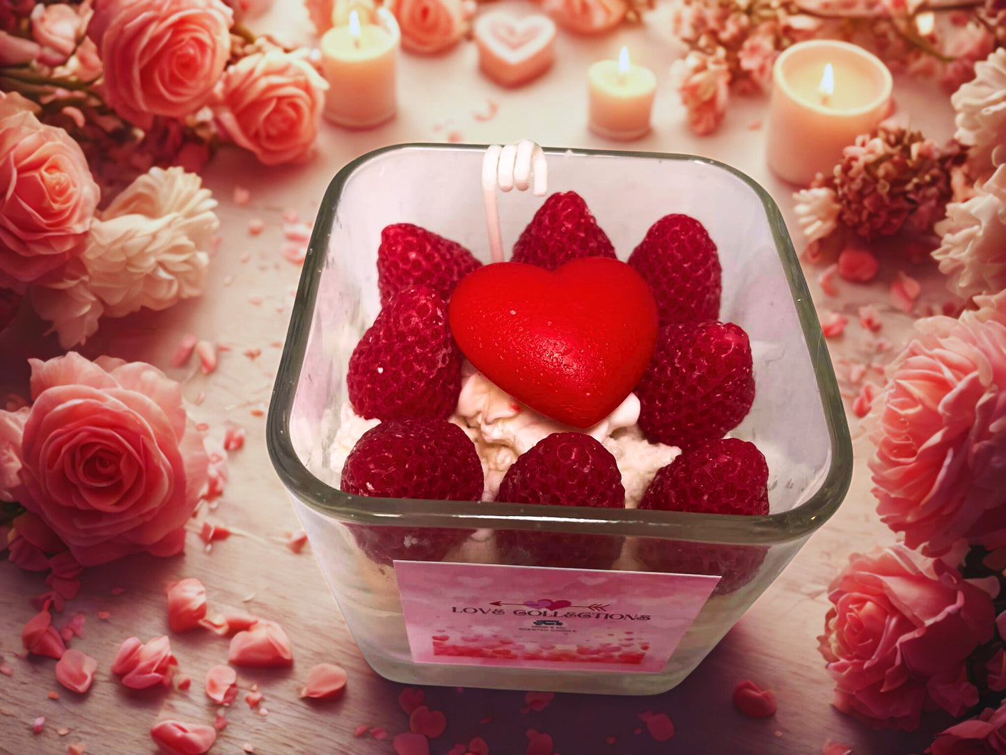 Strawberry Love Mousse Candle - LC102