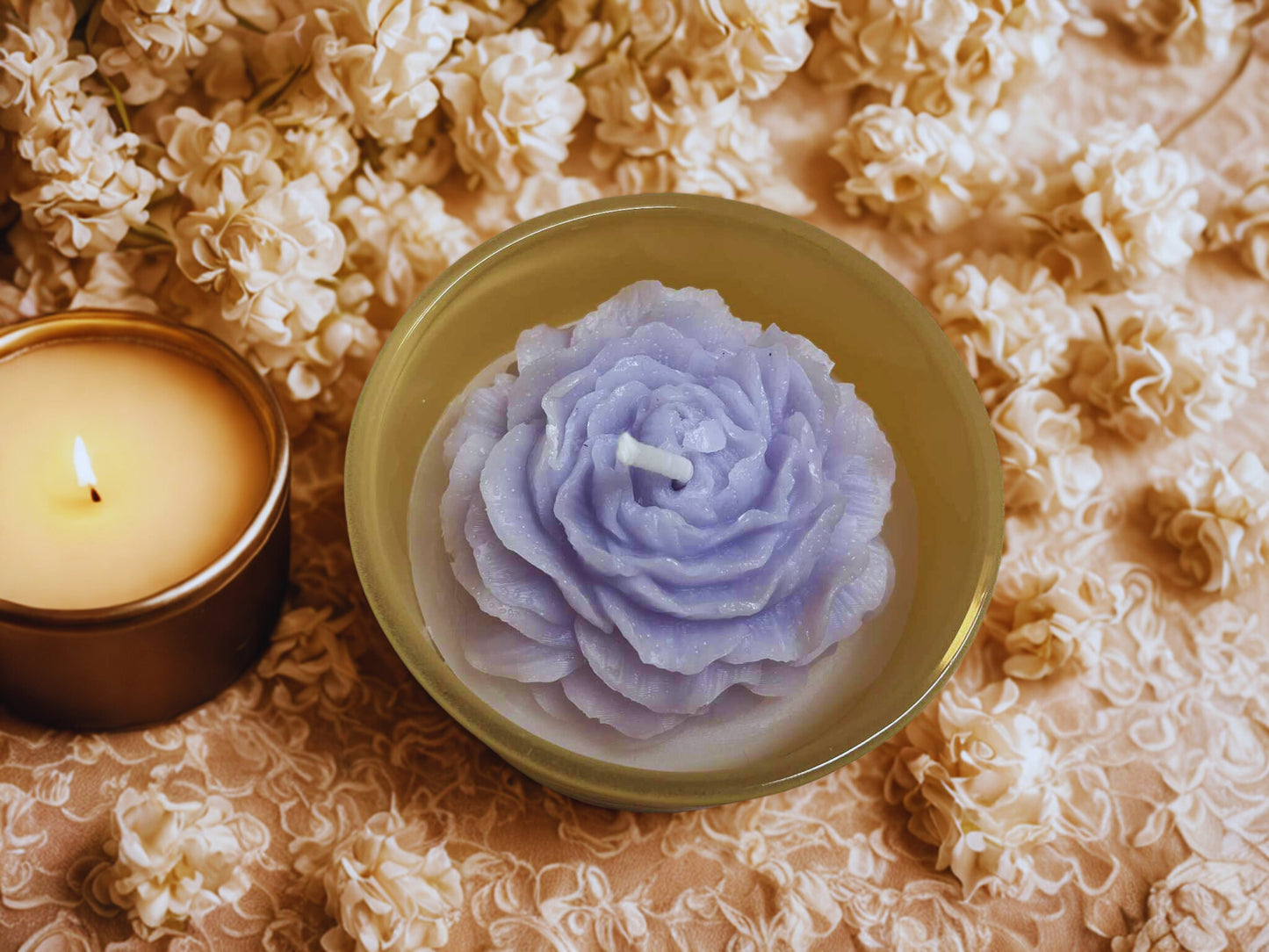 Blooming Peony Candle Jar – WF101