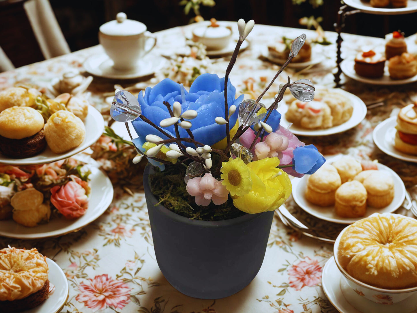 Spring Blossom Candle Bouquet - FA100