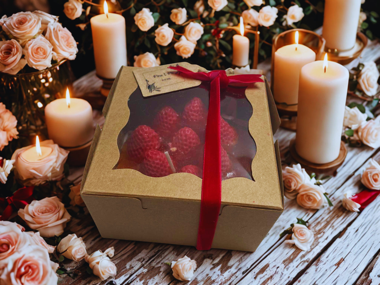 Sweet Strawberry Tart Candle - WF103