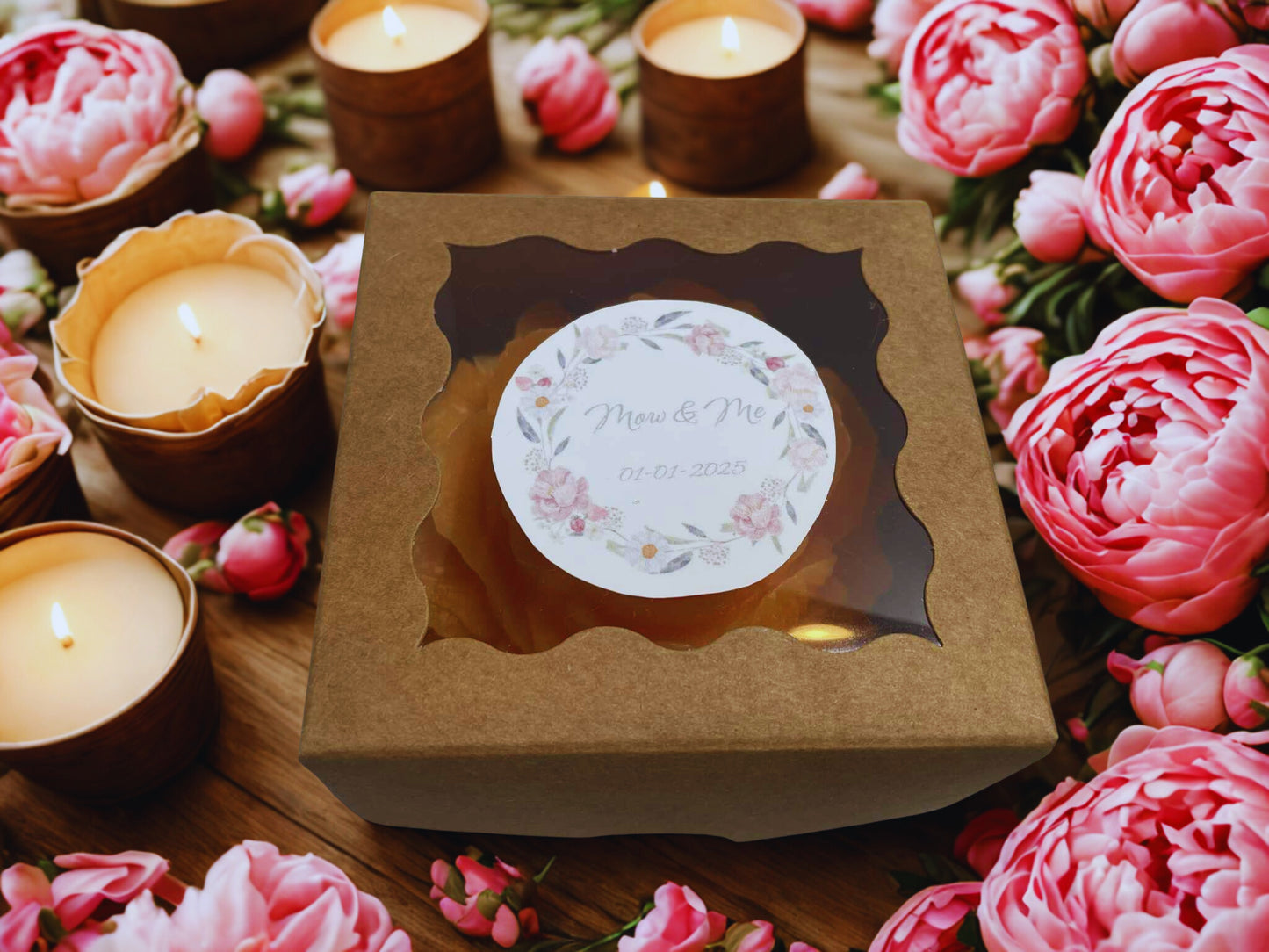 Blooming Peony Candle - WF105