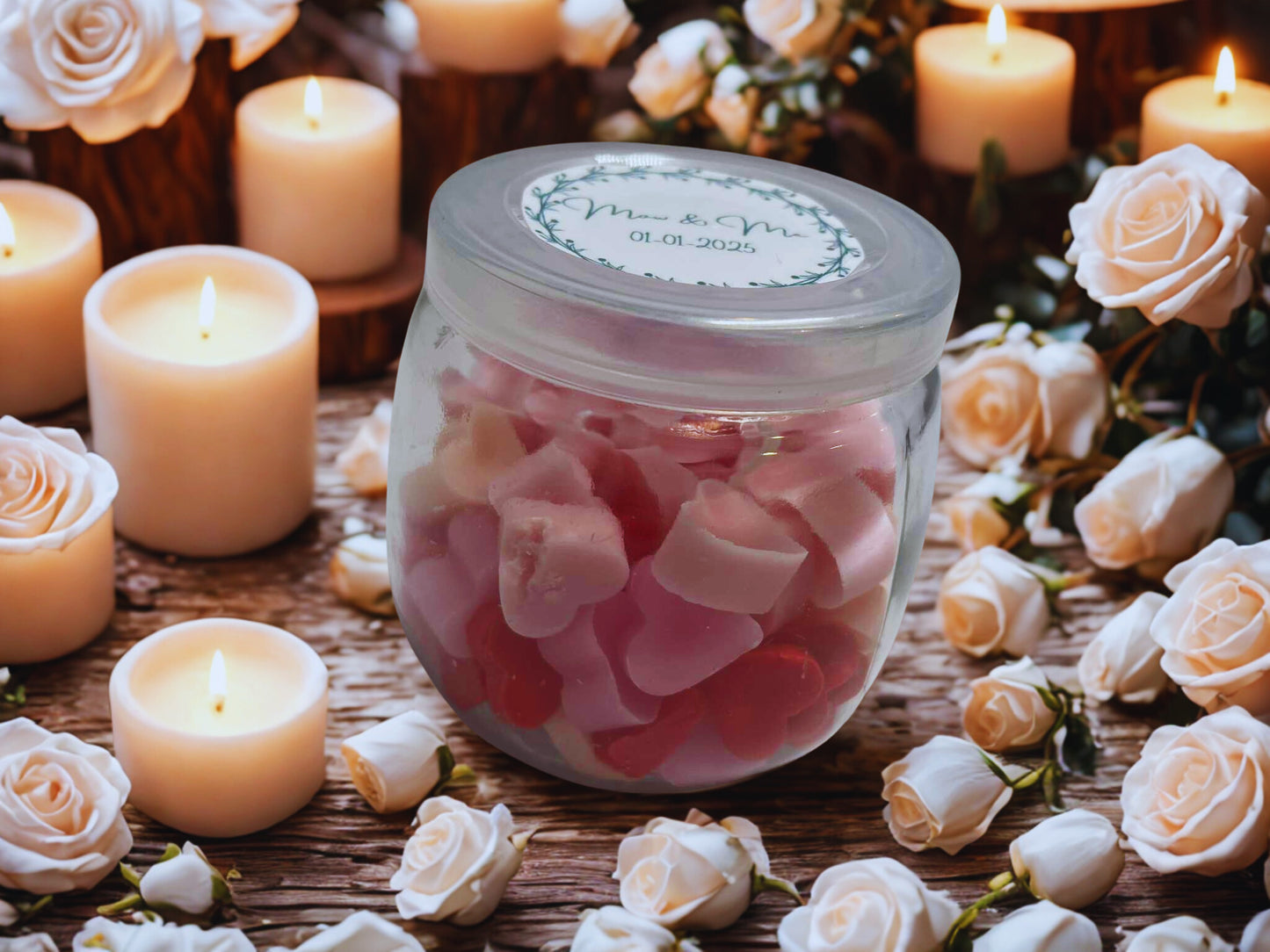 Hearts in a Jar Candle - WF109