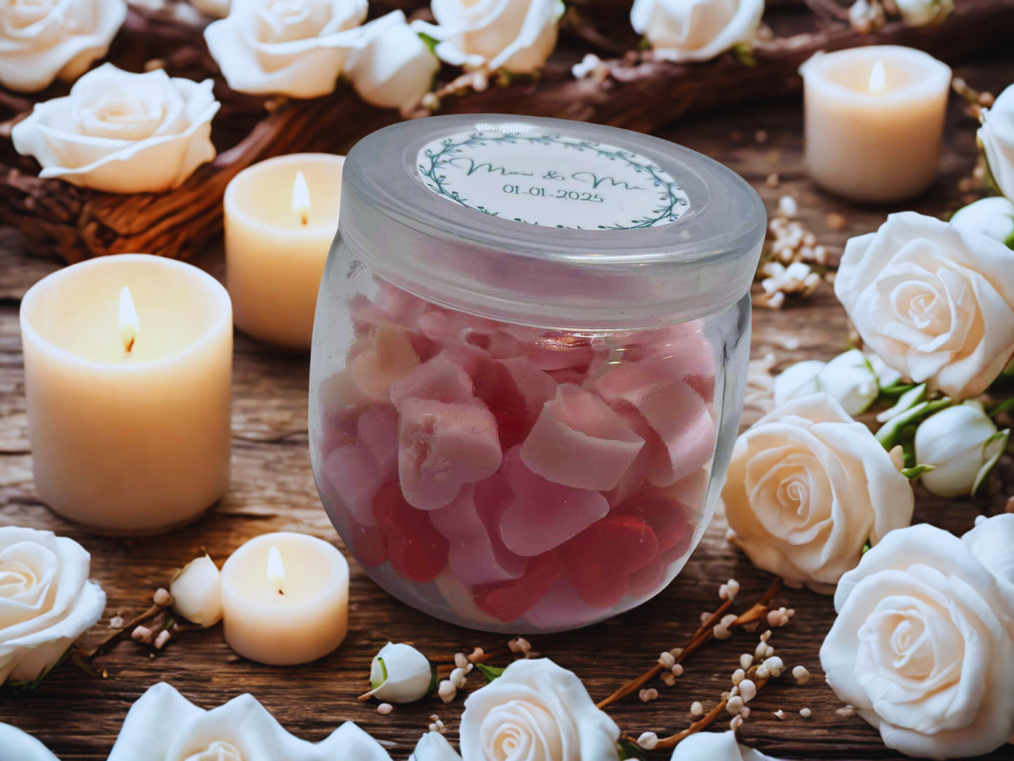 Hearts in a Jar Candle - WF109