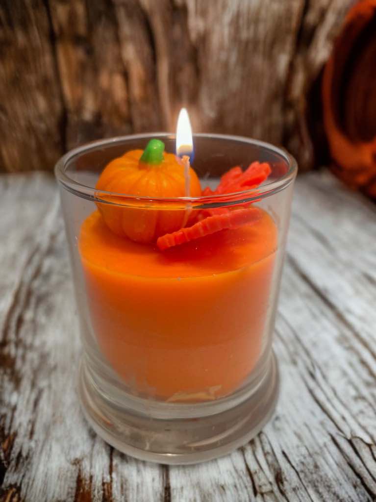 Pumpkin Glass Jar Candle