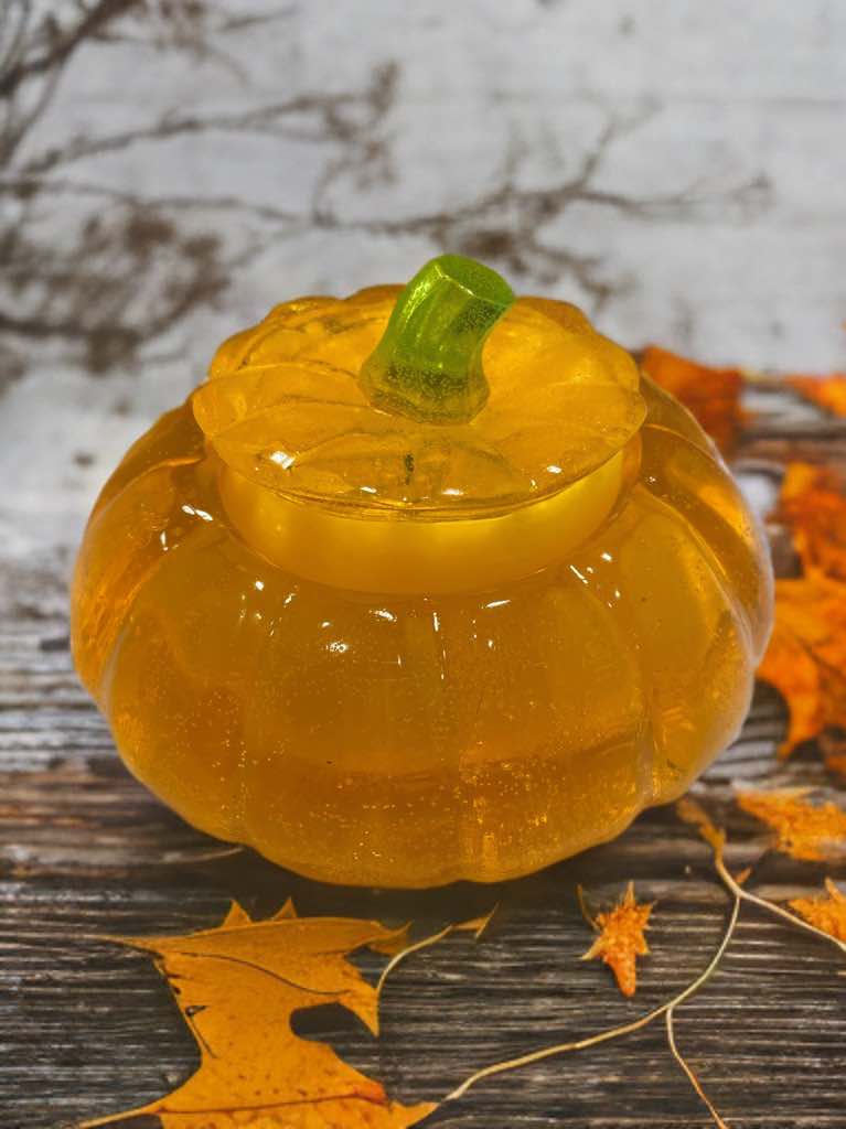 Fall Harvest Gel Wax Pumpkin Candle