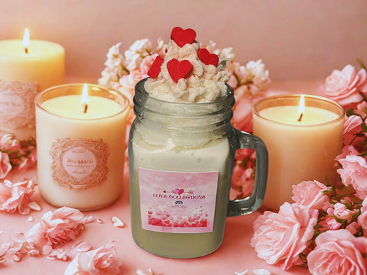 Whipped Heart Latte Candle - LC107