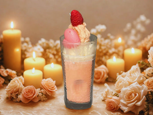 Love Strawberry Milkshake Candle - LC105
