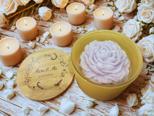 Blooming Peony Candle Jar – WF101