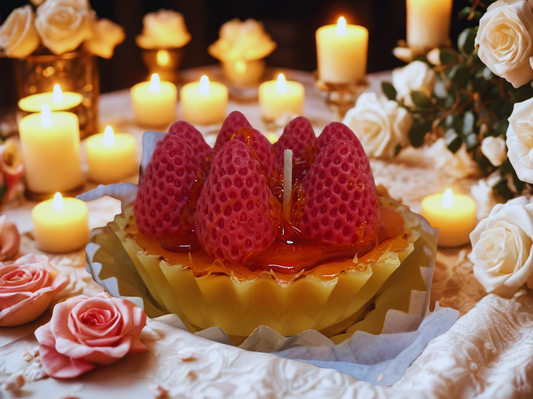 Sweet Strawberry Tart Candle - WF103