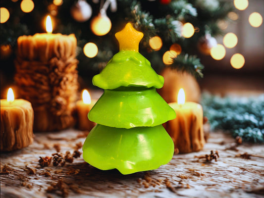 Green Christmas Tree Candle Set - WC109