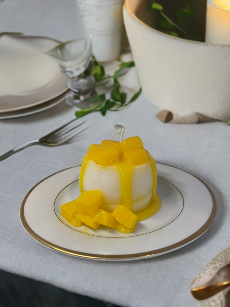 Mango Pudding Delight Candle