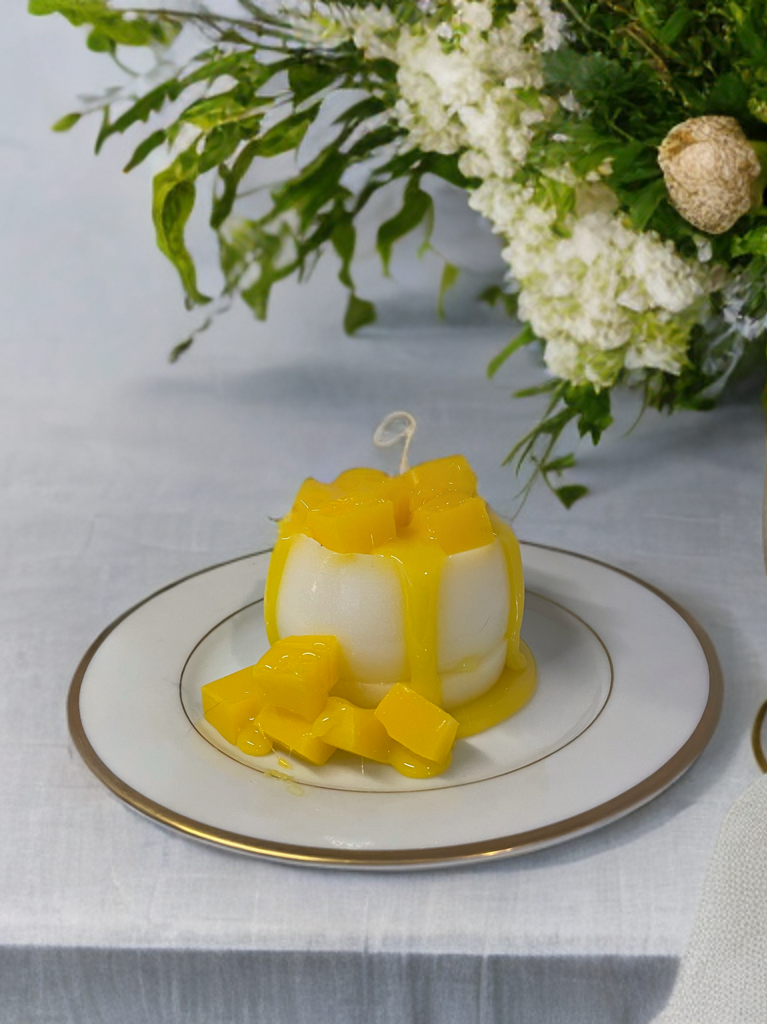 Mango Pudding Delight Candle