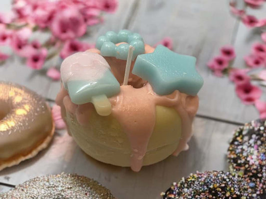 Sweet Candy Donut Candle